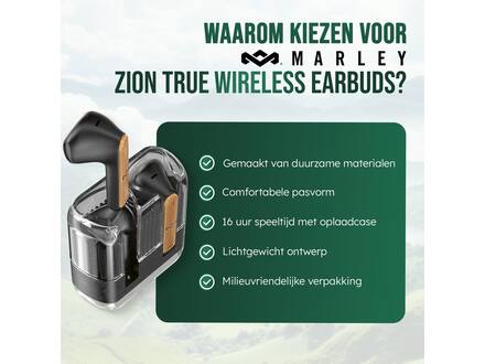House of Marley Zion True Wireless Black