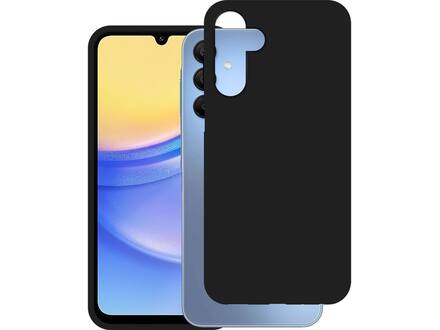 Just In Case Samsung Galaxy A15 TPU Rubber Case Zwart