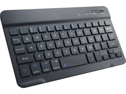 Just in Case Vintage Bluetooth Keyboard Cover - Apple iPad 10.2 - Zwart