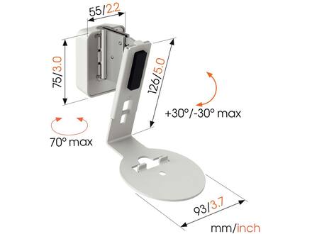 Vogel's SWM 4111 voor Sonos Era 100 Wit