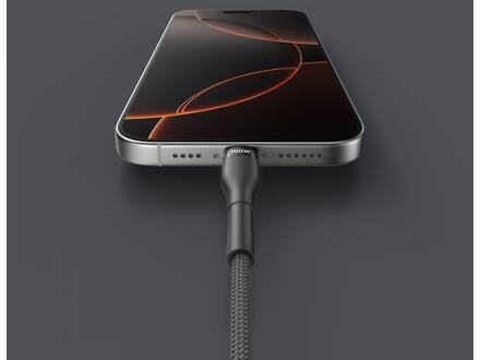 Veger CC05 USB-C naar USB-C kabel 1.5m Braided Aluminium 100Watt