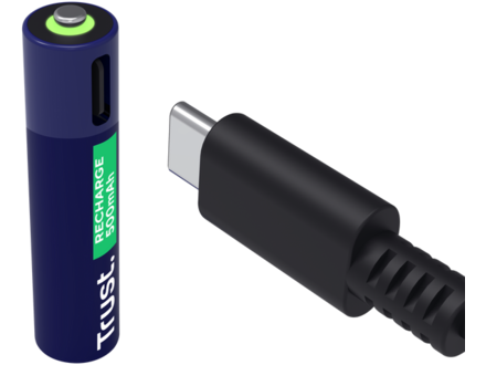 Trust USB-C oplaadbare AAA-batterijen (4-pack)
