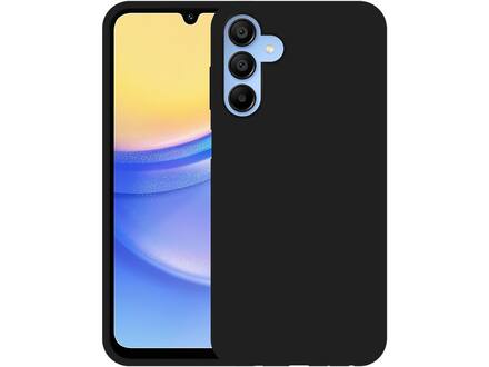 Just In Case Samsung Galaxy A15 TPU Rubber Case Zwart