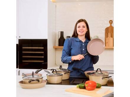 Cook & Pan Taupe of Mind 9-delige Pannenset
