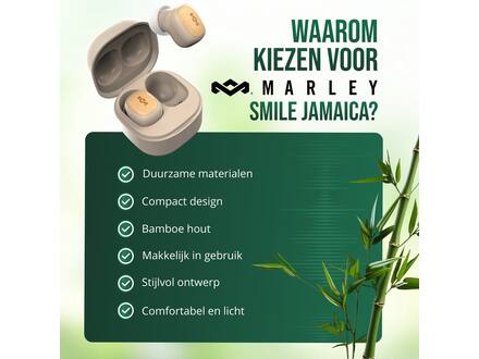 House of Marley Smile Jamaica Mini True Wireless Cream