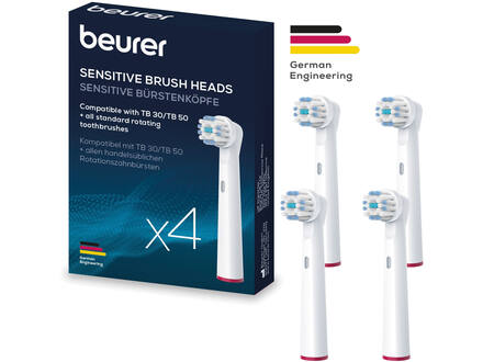 Beurer Borstelkoppen Sensitive voor TB 30 / TB 50 ( 4 stuks)