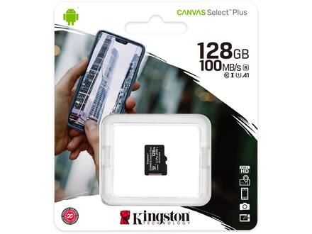 Kingston Canvas Select Plus 128GB microSDXC met SD-adapter