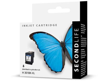SecondLife HP 301 XL Zwart