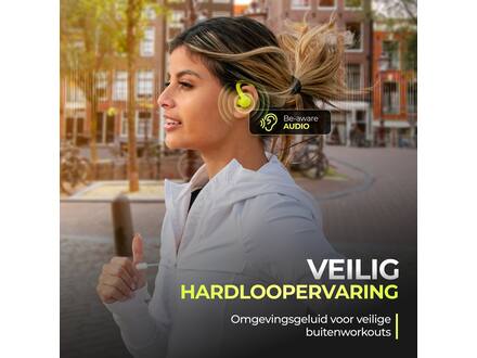 JLab Go Air Sport True Wireless Neon Geel