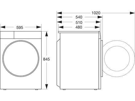 Hisense WF3S8043BW3/BLX