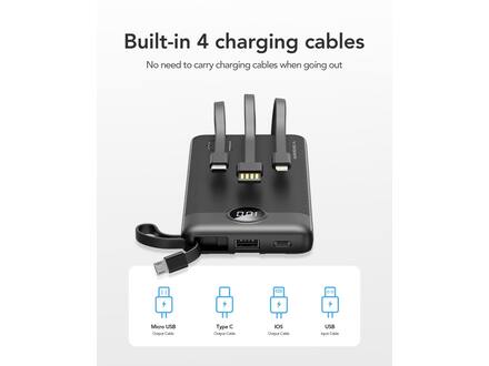 Veger C10 W1147 10.000 mAh Zwart