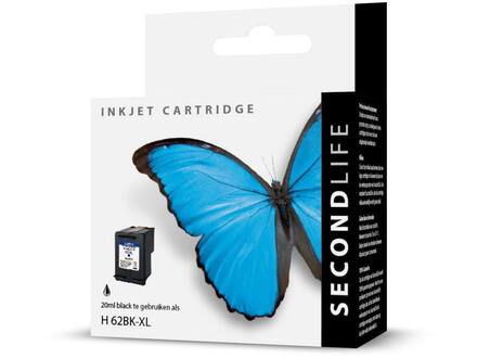 SecondLife HP 62 XL Zwart