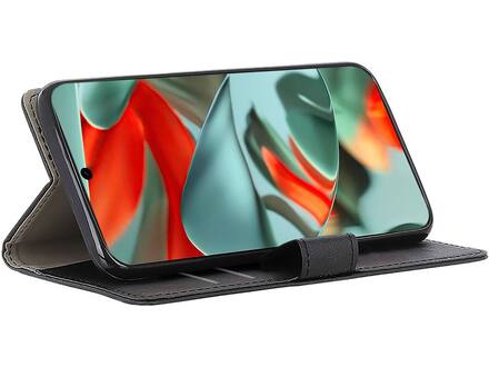 Just in Case Google Pixel 9 Pro XL PU leather Book Case Zwart