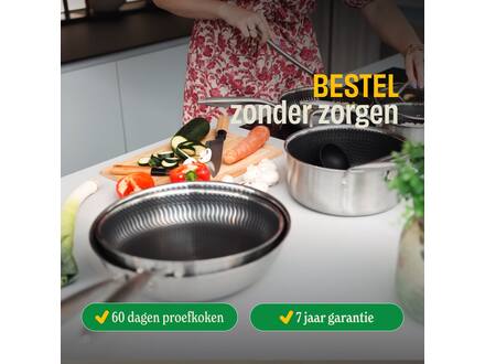 Cook & Pan Honey Koekenpannenset 3-delig