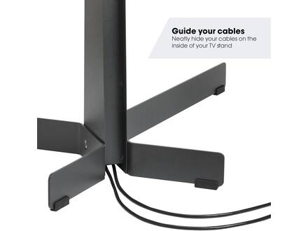 Vogel's TVS 3690 Zwart TV Vloerstandaard (40-77 inch)