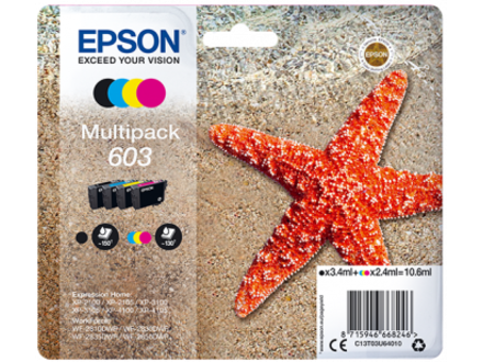 Epson 603 Multipack (zwart + 3 kleuren)