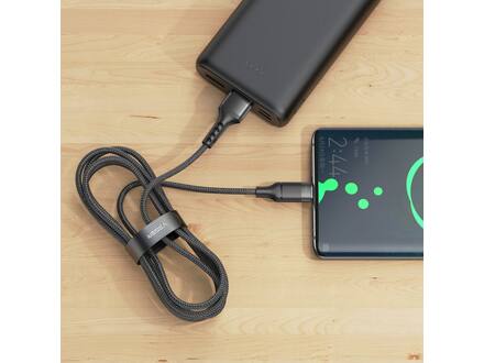 Veger AC03 USB-A naar USB-C kabel 1.5m Braided Nylon