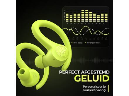 JLab Go Air Sport True Wireless Neon Geel