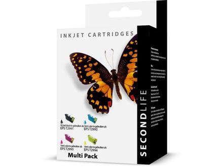 SecondLife Epson 29 XL Multipack T2996 Zwart + 3 kleuren