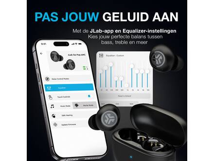 JLab Go Pop ANC TWS Zwart