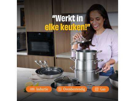 Cook & Pan Honey Koekenpannenset 3-delig