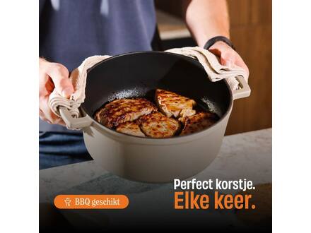 Cook & Pan Taupe of Mind Gietijzeren braadpan 28 cm
