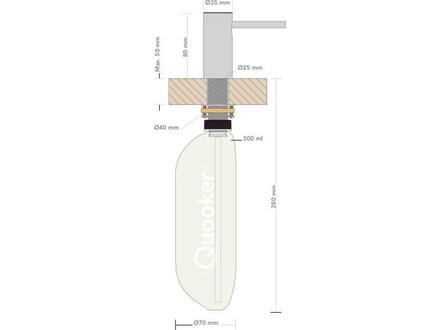 Quooker ZPNRVS Nordic zeeppomp RVS