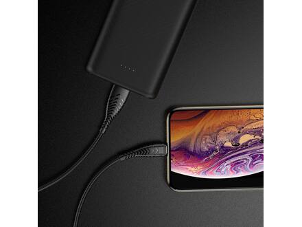 Veger V105 USB-A naar Lightning kabel 1.2m Nylon