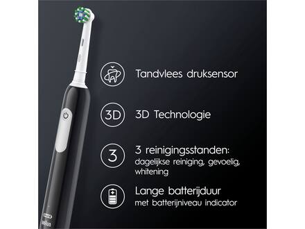 Oral-B PRO 1 Duo Edition Cross Action Roze/Zwart