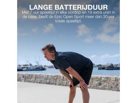 JLab Epic Open Sport Zwart