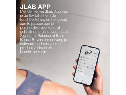 JLab Epic Open Sport Zwart