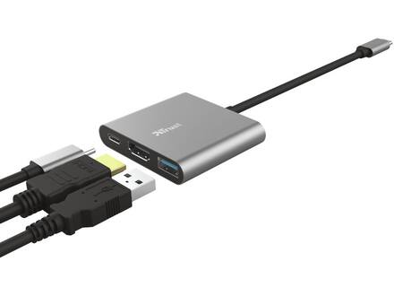 Trust Dalyx 3-in-1 USB-C-adapter