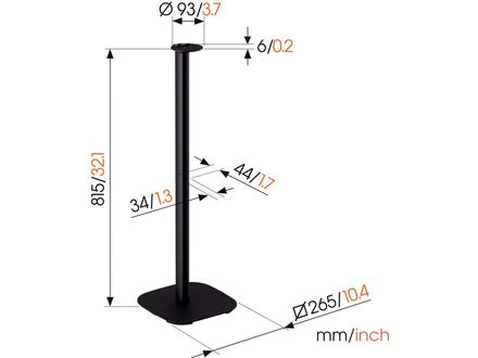 Vogel's SFS 4113 voor Sonos Era 100 Zwart