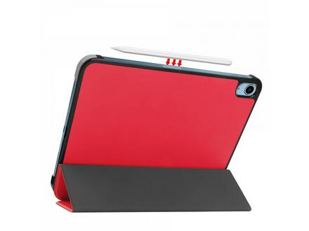 Just in Case Smart Tri-Fold Case - Apple iPad 2022 - Rood