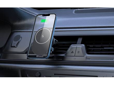 Veger Y38 15W Draadloze snellader + magnetische telefoonhouder