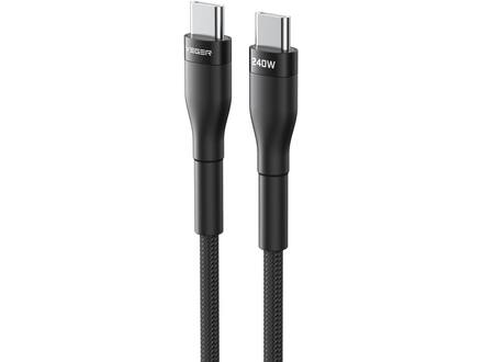 Veger CC03 USB-C naar USB-C kabel 1.5m Braided Aluminium 240 Watt