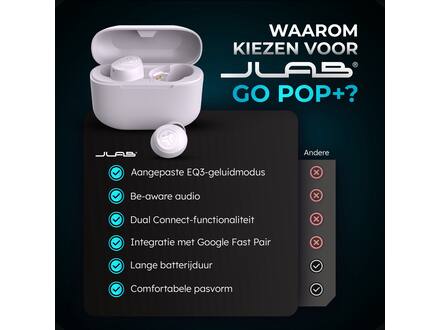 JLab Go Air Pop True Wireless Paars