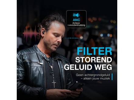 JLab Go Pop ANC TWS Zwart