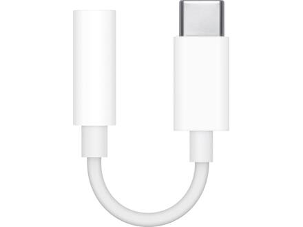 Apple USB-C naar 3,5mm jack Adapter Wit