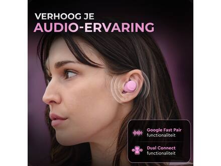 JLab Go Air Pop True Wireless Roze