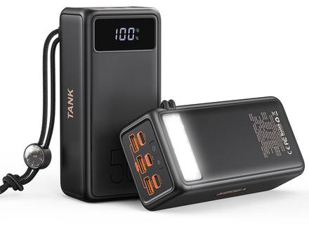 Veger Tank Boost W5001C 56.000 mAh Powerbank Zwart