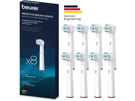 Beurer Borstelkoppen Sensitive voor TB 30 / TB 50 (8 stuks)