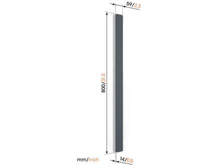Vogel's TVA 6000 (80cm) Zwart