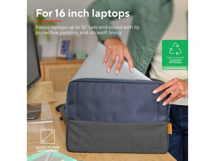 Trust Lisboa 16 inch laptop sleeve Blauw